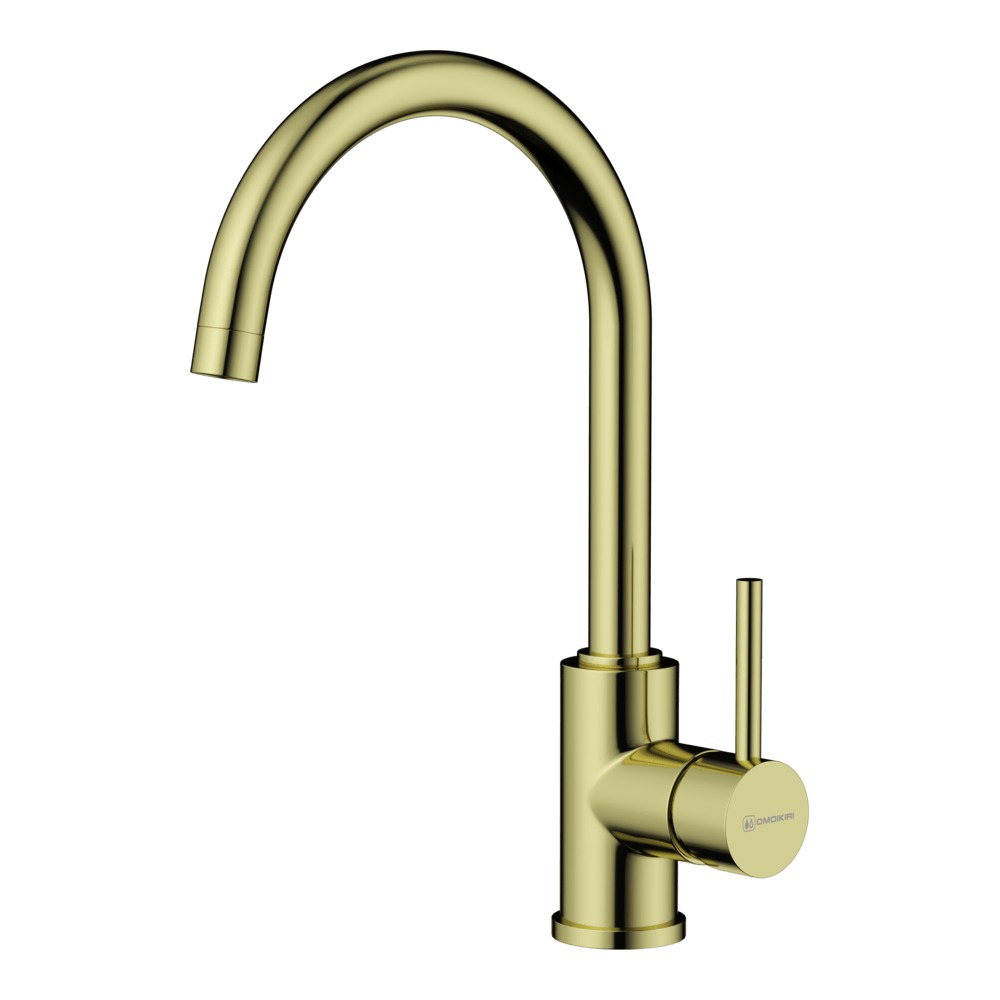 Смеситель Shinagawa-LG, латунь, светлое золото