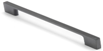 Ручка-скоба, FH.0024.160.BL, 160мм, металл, черный матовый/40