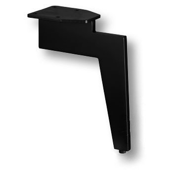 Опора декоративная мебельная, h=180мм, металл, черный