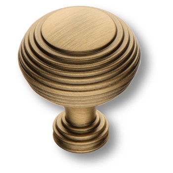 Ручка-кнопка, 1937 0032 ABM, d=32мм, металл, старая бронза