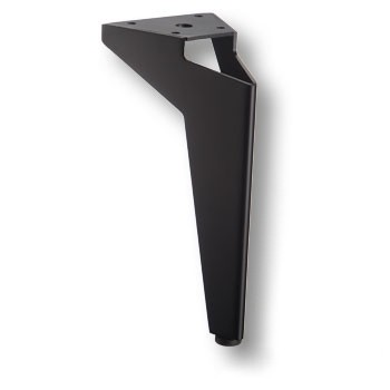 Опора декоративная мебельная, 175х55х55мм, сталь, черный