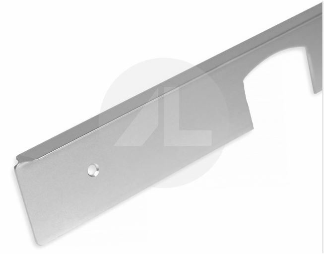 Планка угловая 38мм, R3, L=600мм, для столешниц EGGER, алюминий, Россия