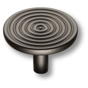 Ручка-кнопка, 4134001MP27, d=36мм, металл, графит