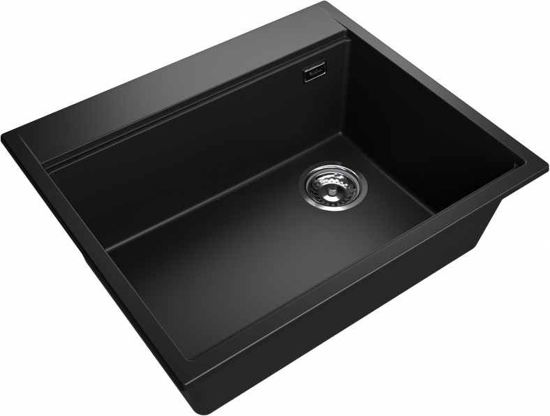 Мойка Rivelato TESORO 605-R, 600х510х200мм, черный