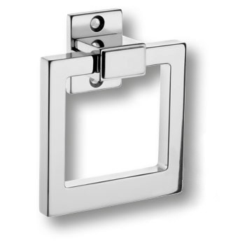 Ручка-кольцо, BU 014.75 CS 07, 30х75х75мм, металл, глянцевый хром