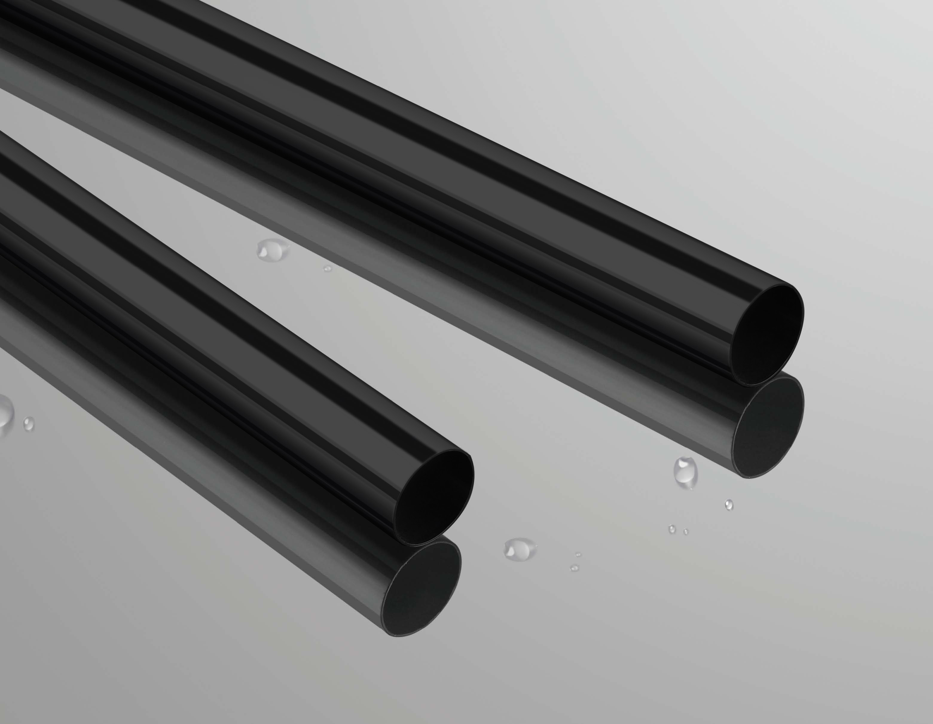 РАСПИЛ Штанга круглая, d=25мм, толщина 0,8мм, L=1,0м, ЧЕРНЫЙ, CMF