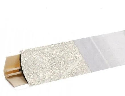 Плинтус LB-15, королевский опал светлый, L=3000мм, 13,4х13,4мм, Россия