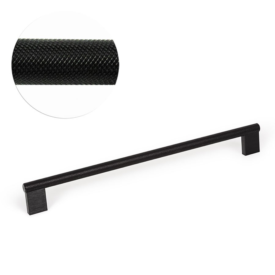 Ручка-скоба, GRAF2, 0430256L30, 256мм, металл, черный, Viefe