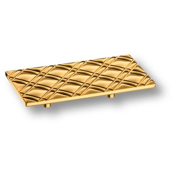 Ручка-скоба, 1201 064MP11, 64мм, металл, глянцевое золото