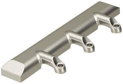 Адаптер крепления ФриФлап/Свинг/Слайд к фасадам из узкой рамки 20мм, никель