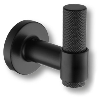 Крючок, 1035 001 AL6, однорожковый, металл, черный