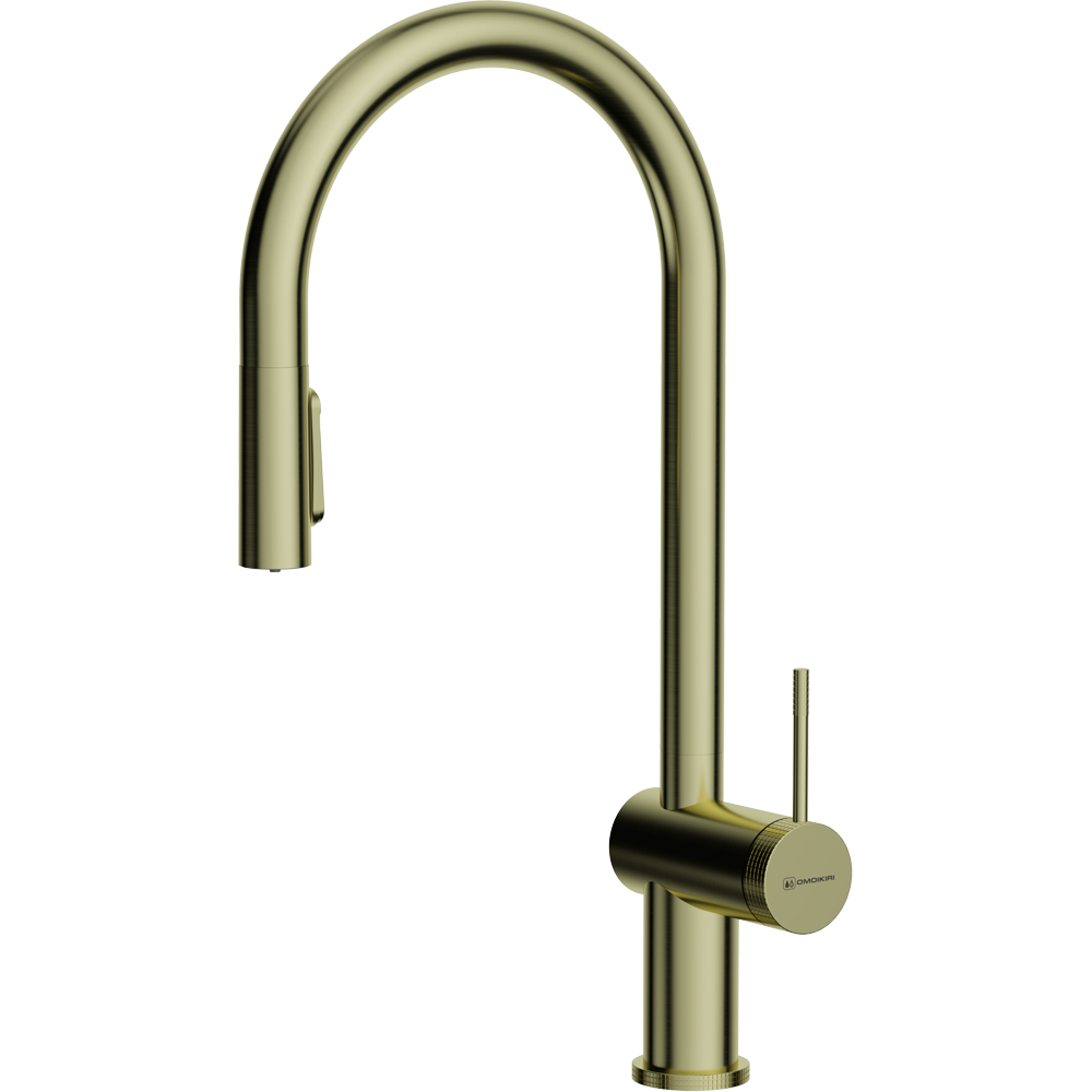 Смеситель Tahara-SB-LG, нержавеющая сталь, светлое золото