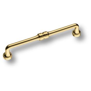 Ручка-скоба, 551-160-Gold, 160мм, металл, глянцевое золото