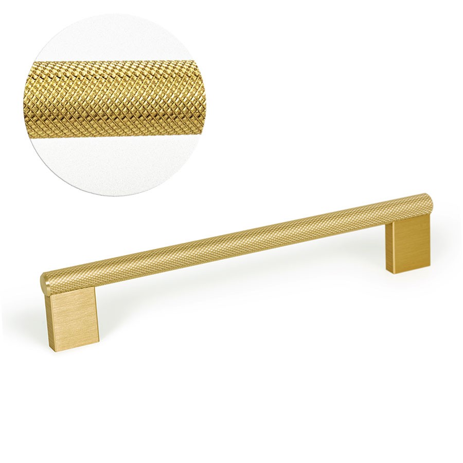 Ручка-скоба, GRAF2, 0430160L291, 160мм, металл, брашированная латунь, Viefe