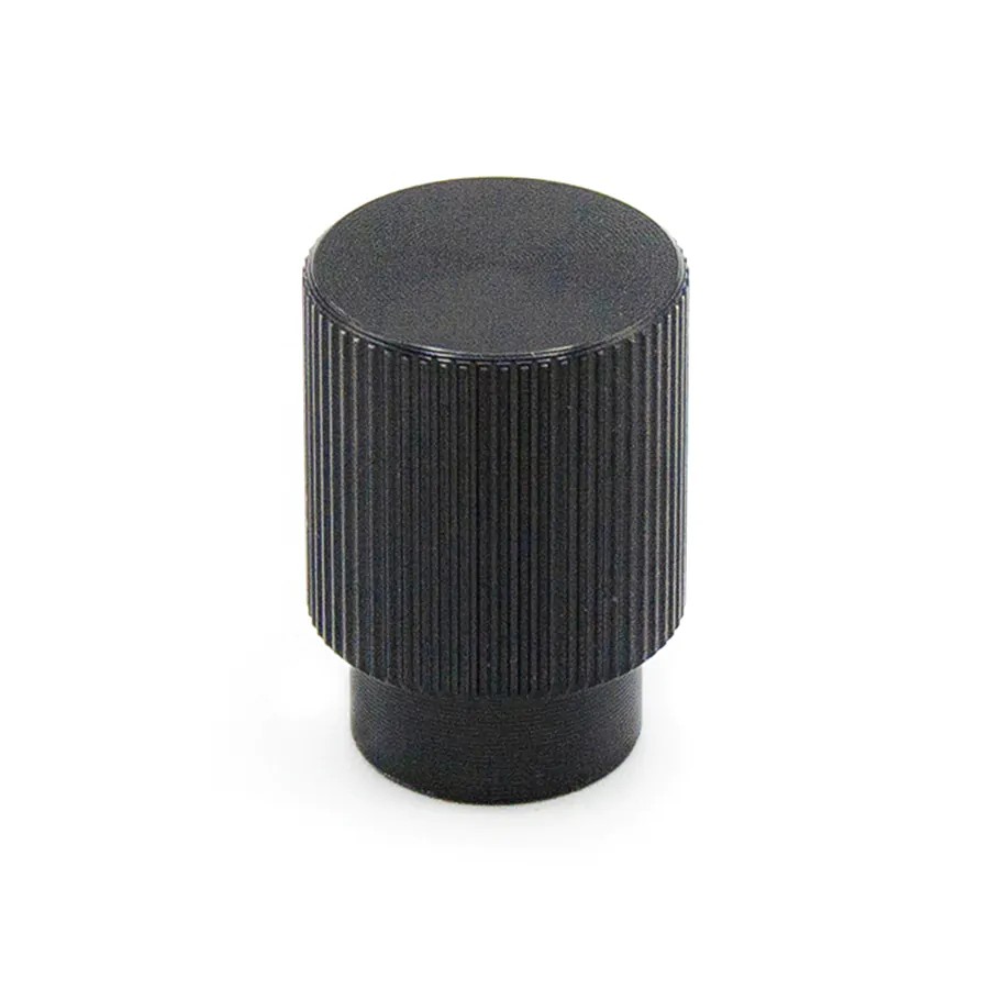 Ручка-кнопка, ARPA, 0583022L30, d=22мм, металл, черный, Viefe