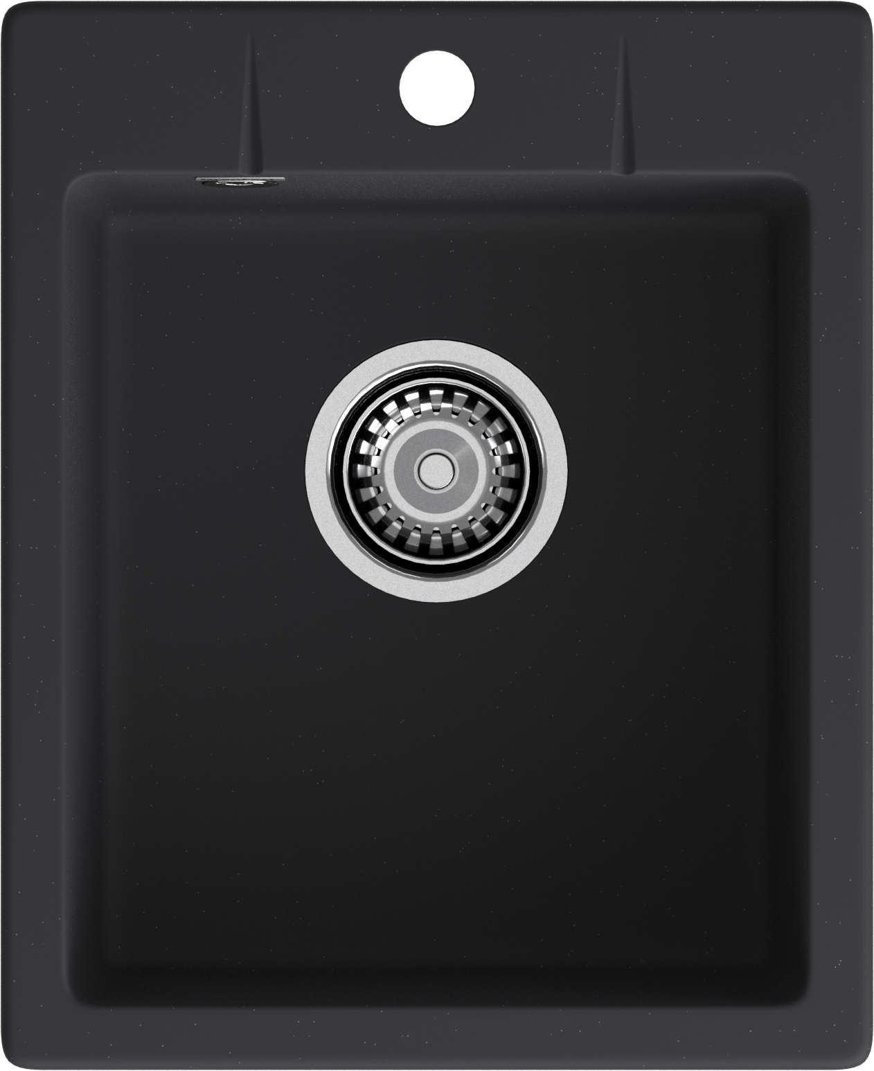 Мойка GranFest URBAN 240, 400х490 мм, черный