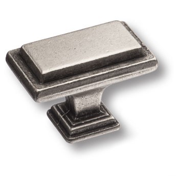 Ручка-кнопка, 15.368.00.16, 26х24х40мм, металл, старое серебро