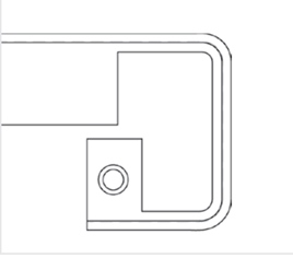 Планка Т-ОБРАЗНАЯ СТЫКОВОЧНАЯ 38мм, L=600мм, алюминий, белый, EGGER