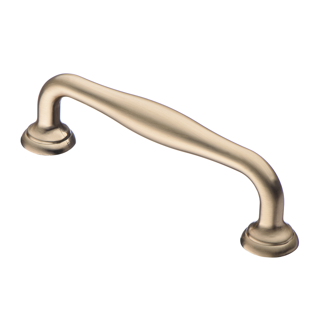 Ручка-скоба, 2360, 96мм, металл, матовое золото