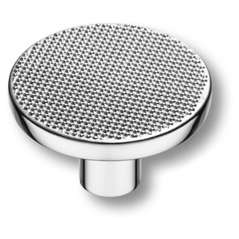 Ручка-кнопка, 26-Chrome, d=40мм, металл, глянцевый хром