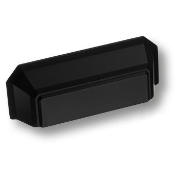 Ручка-раковина, 1168064MP24, 64мм, металл, черный