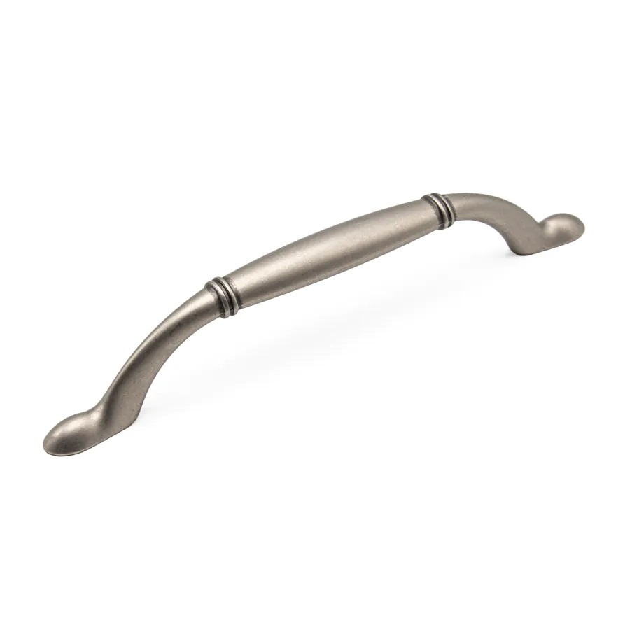 Ручка-скоба, UR49-128-G11, Anello, 128мм, металл, патинированный никель, Gamet