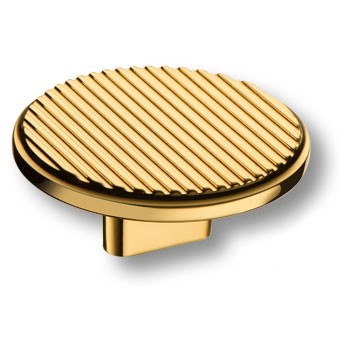 Ручка-кнопка, 4197 016MP11, d=60мм, металл, глянцевое золото