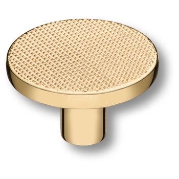 Ручка-кнопка, 26-Gold, d=40мм, металл, глянцевое золото
