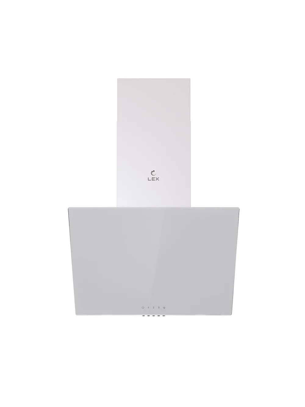 Вытяжка наклонная MIO 500 Inverter WH, 50см, б/угольного фильтра, белый, Lex