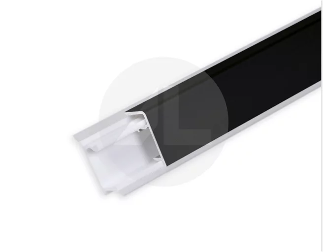 Плинтус кухонный алюминиевый, L=3050мм, прямоугольный, черный/63