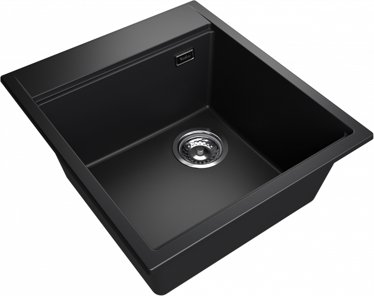 Мойка Rivelato TESORO 455-R, 450х510х200мм, черный