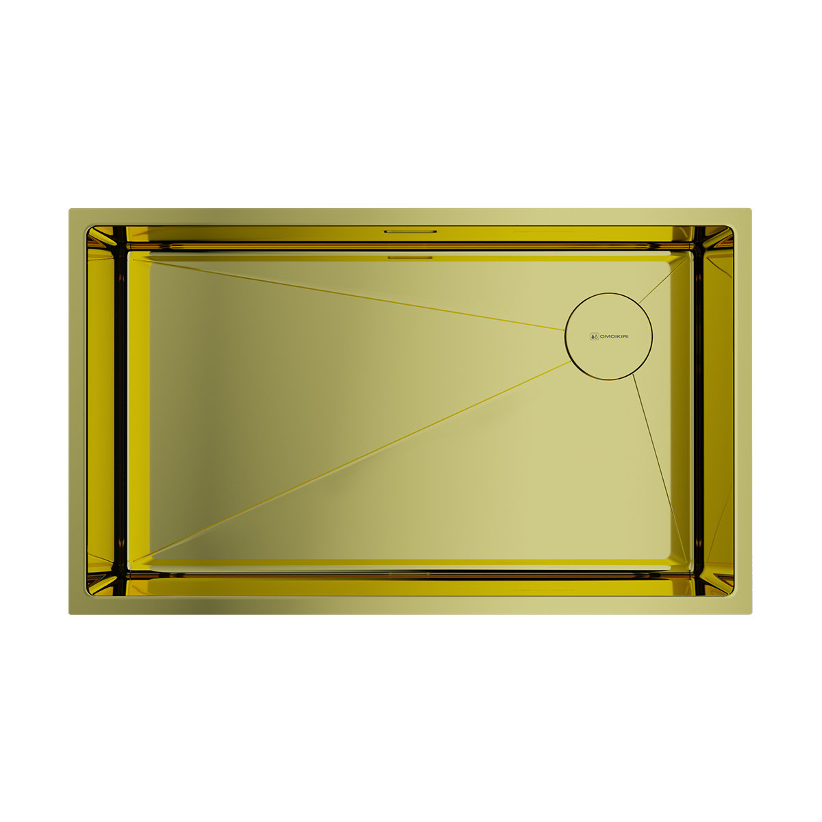 Мойка Taki 74-U/IF Side-LG, нержавеющая сталь, светлое золото