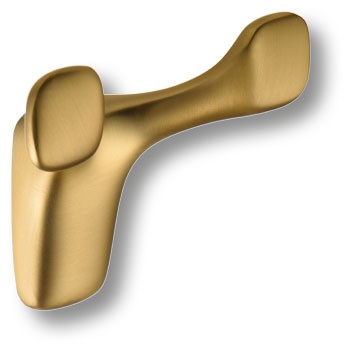 Крючок, 2005 0080 BB, двухрожковый, металл, матовое золото