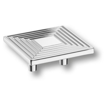 Ручка-кнопка, 4203 032MP02, 26х64х64мм, металл, глянцевый хром