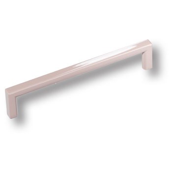 Ручка-рейлинг, 6765-581 PINK BRIGHT, 128мм, металл, розовый глянцевый