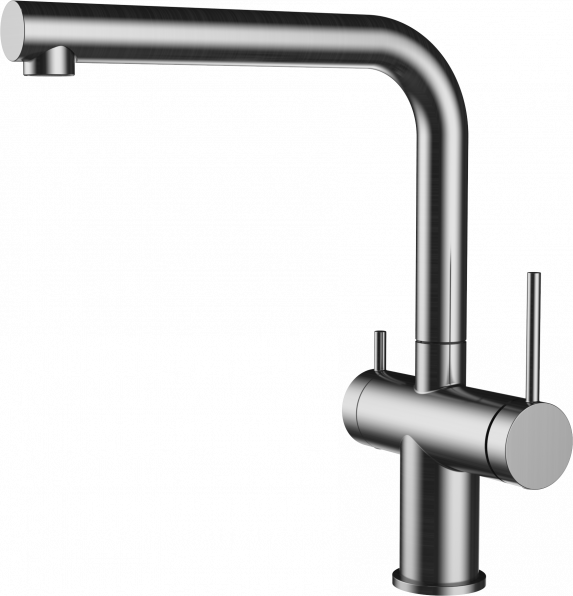 Смеситель Rivelato BRENTA, d=35 мм, брашированная сталь
