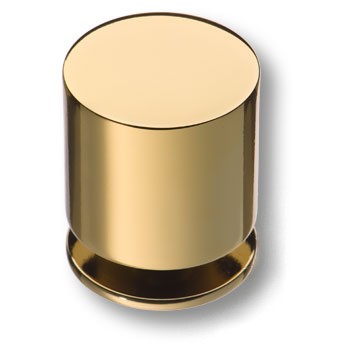 Ручка-кнопка, 1956 0026 GL, d=26мм, металл, глянцевое золото