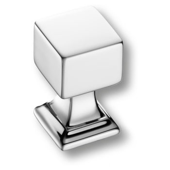 Ручка-кнопка, 15.374.18.07, 38х21х21мм, металл, глянцевый хром