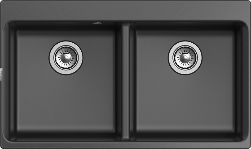 Мойка Rivelato AXEL 90-2D, 870х520x200мм, антрацит