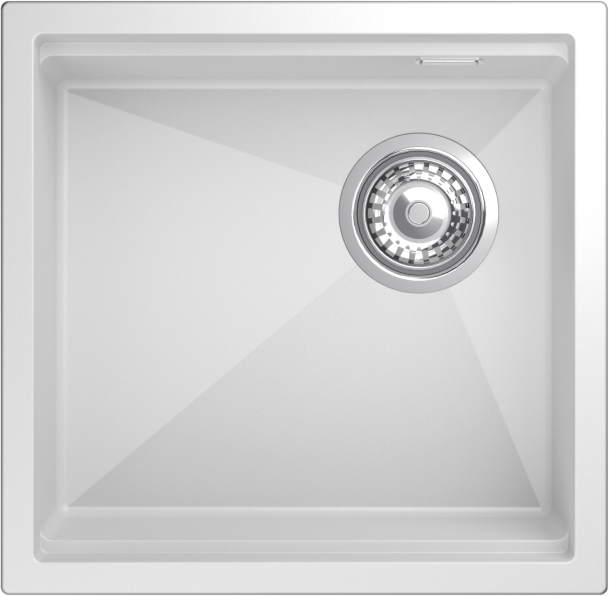 Мойка Rivelato LINO 454-R, 450х440х200мм, иней