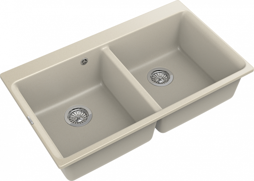 Мойка Rivelato AXEL 90-2D, 870х520x200мм, темно-бежевый