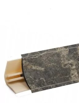 Плинтус LB-15, королевский опал матовый, L=3000мм, 13,4х13,4мм, Россия