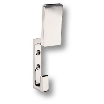 Крючок, Kare Hook Small-Chrome, двухрожковый, металл, глянцевый хром