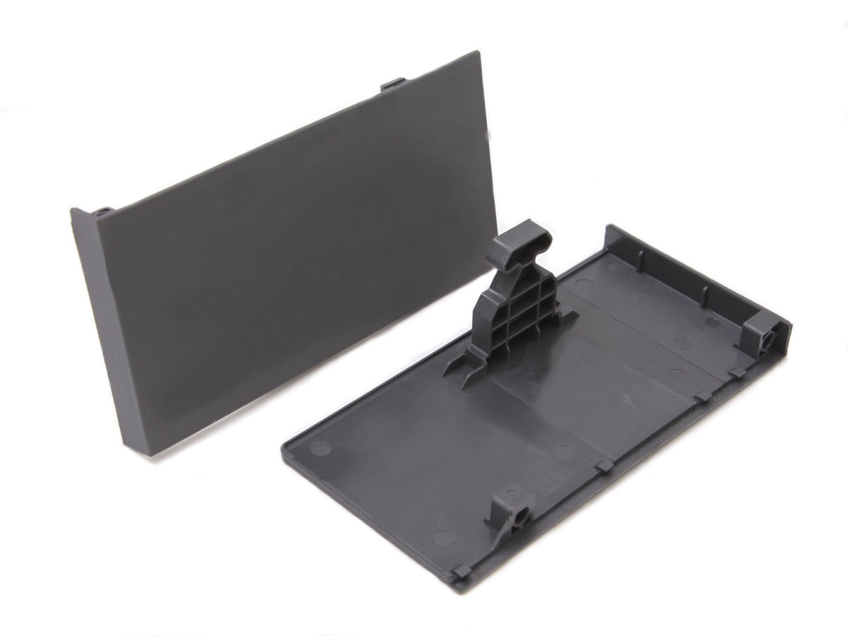 Держатель передней панели ящика ALPHABOX, H116мм, серый, Samet