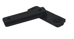 Планка для регулируемой опоры для цоколя из ЛДСП, черная