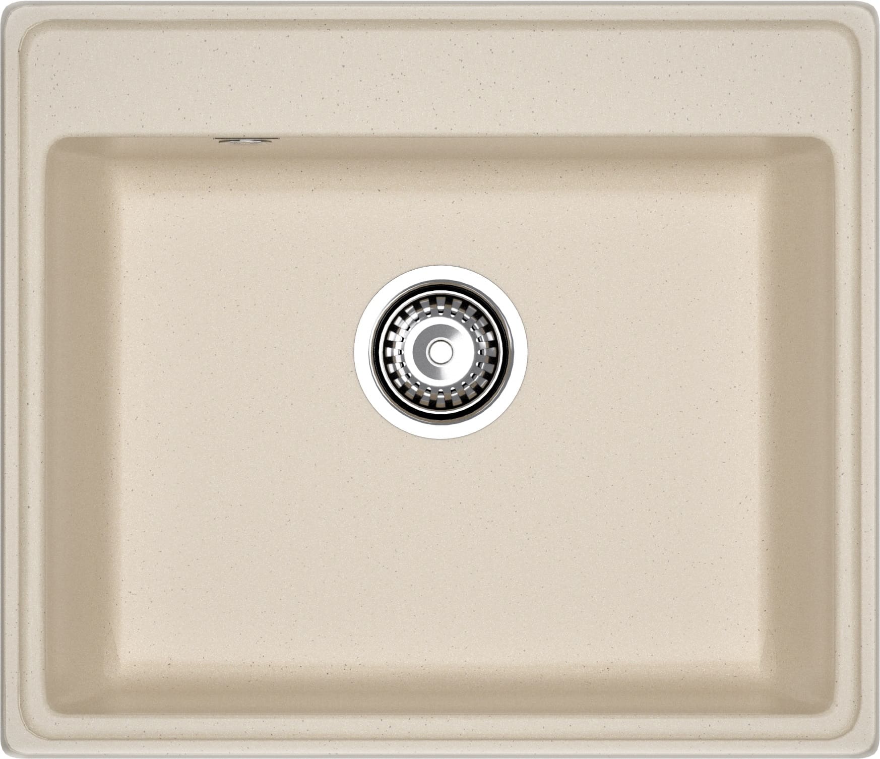 Мойка GranFest VERTEX V-580, 580х500 мм, кашемир