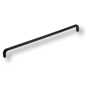 Ручка-скоба, 395-320-Matt Black, 320мм, металл, черный