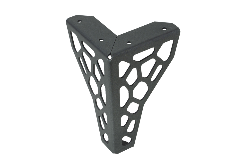 Опора нерегулируемая, h=150мм, металл, графит, JET