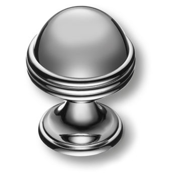 Ручка-кнопка, 29-Chrome, d=30мм, металл, глянцевый хром