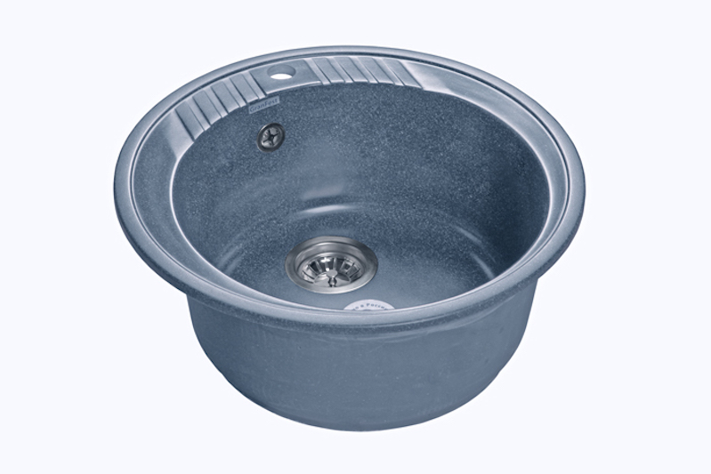 Мойка GranFest RONDO 520, d=520 мм, графит